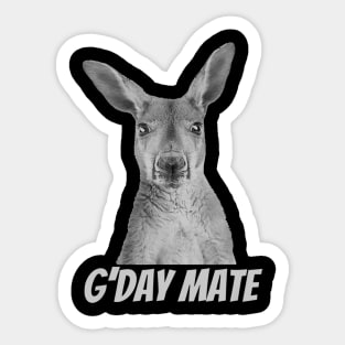GDay Mate  Australian Kangaroo Sticker
